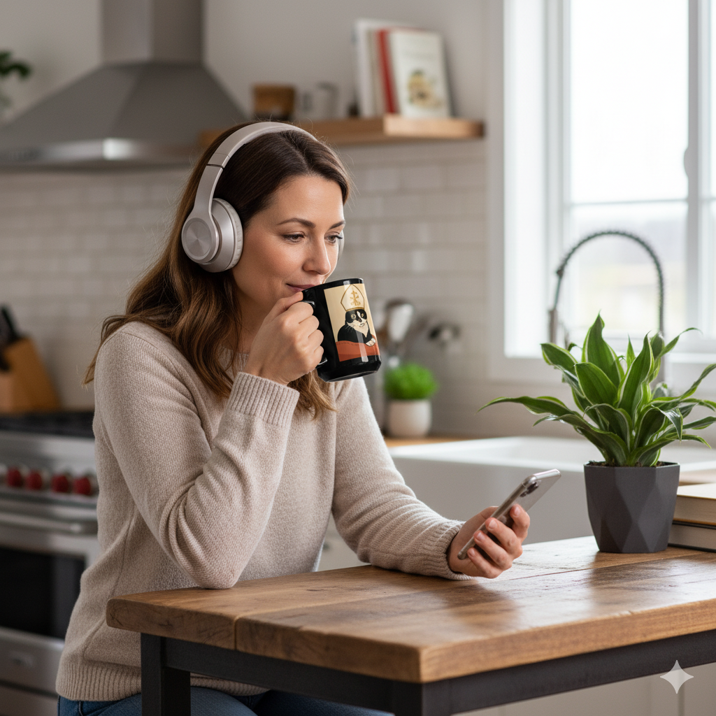 Little Miss Recap Pope Leo 15 oz Mug